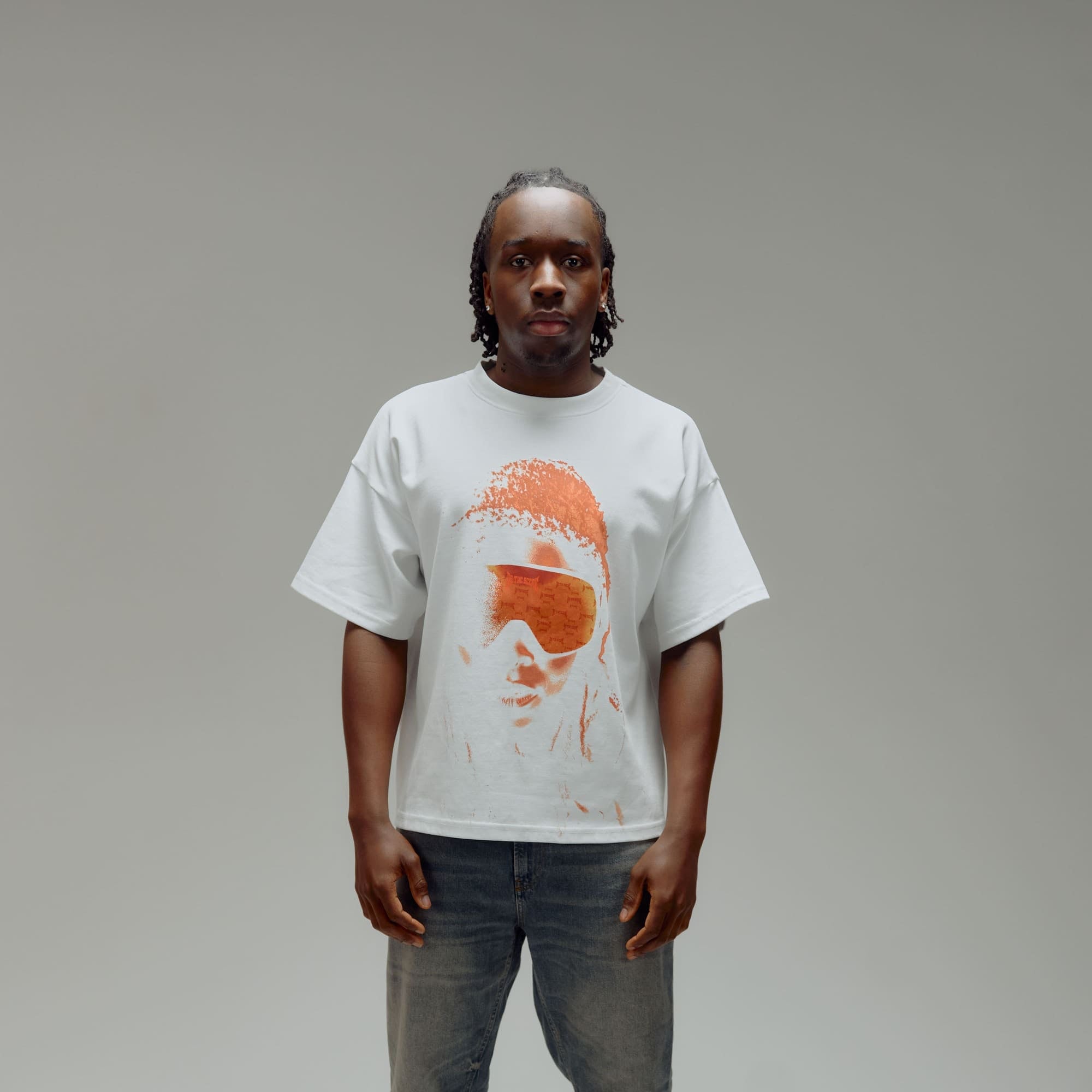 Ghost - White Oversized T-Shirt