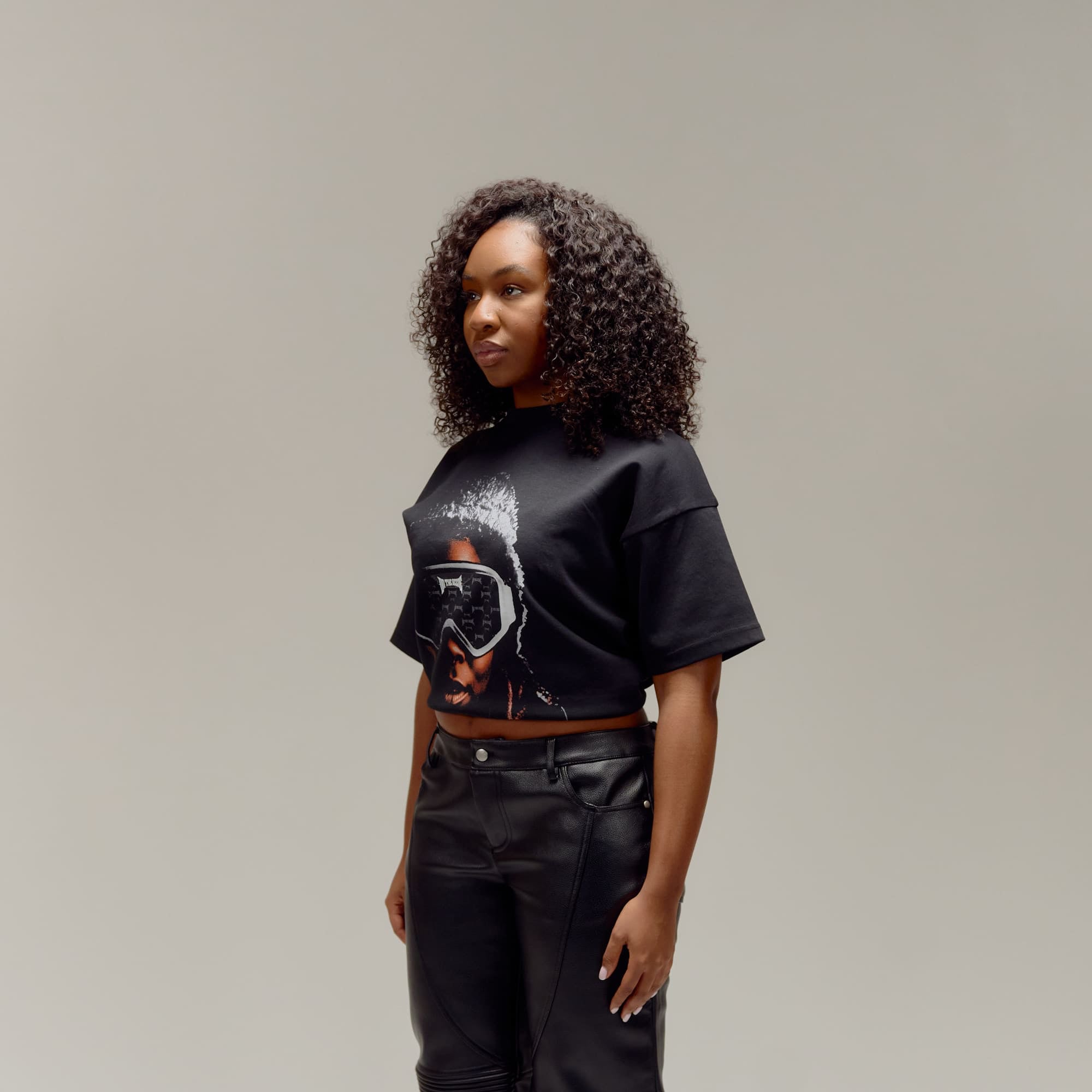 Midnight - Black Oversized T-Shirt